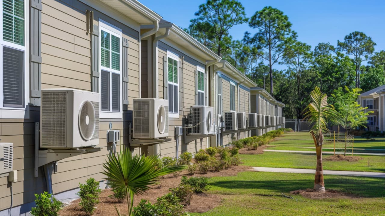 40-Unit Housing HVAC Installation - Gulfport Housing Authority