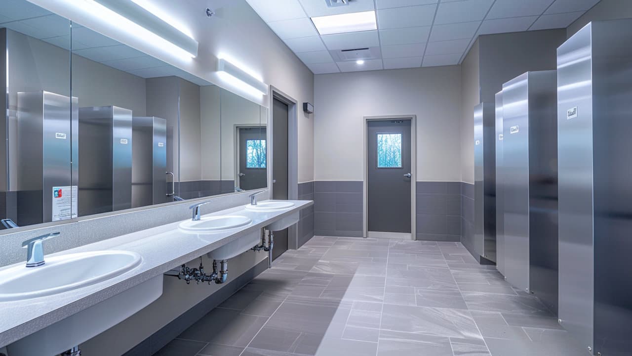 Restroom Plumbing & HVAC - Natchez Chesterfield